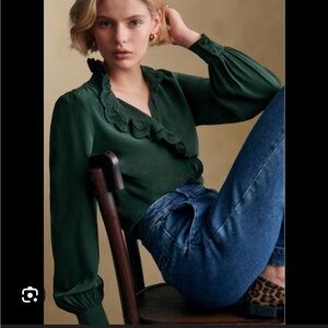 Sezane Chlo Silk Shirt
